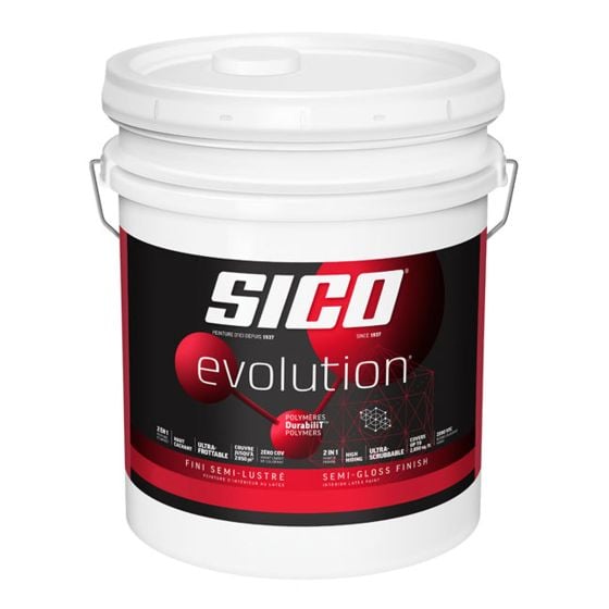 Paint SICO Evolution - Semi-Gloss - Pure White - 18.9 l