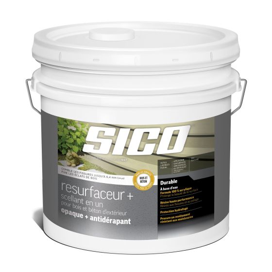 Resurfacer & Sealant for Exterior Wood and Concrete - Solid and Slip Resistant