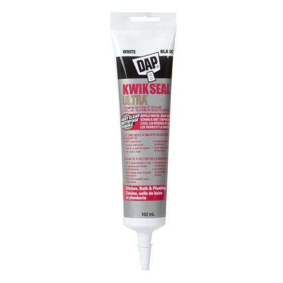 Kwik Seal Ultra Siliconized Sealant - 162 ml - White