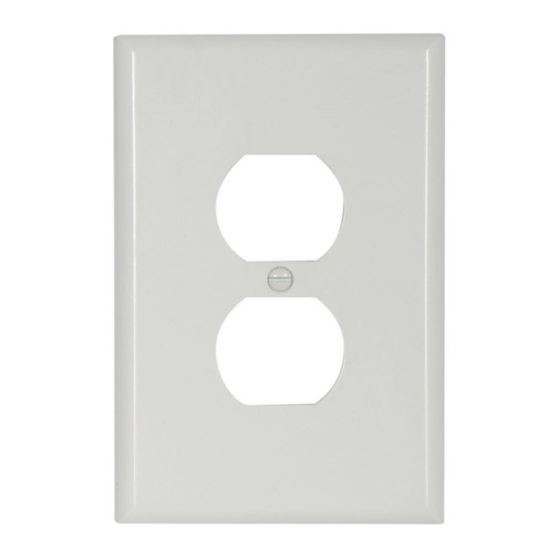 Duplex wall plate - G-For - White