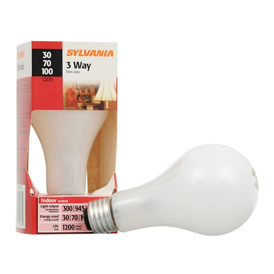 Bulb -  A21 - 3 Intensities - 30/70/100 W - Soft White