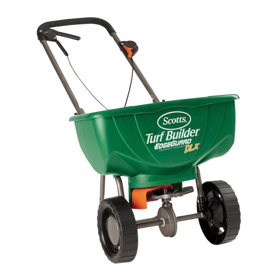 Turf Builder Edgeguard DLX Broadcast Spreader