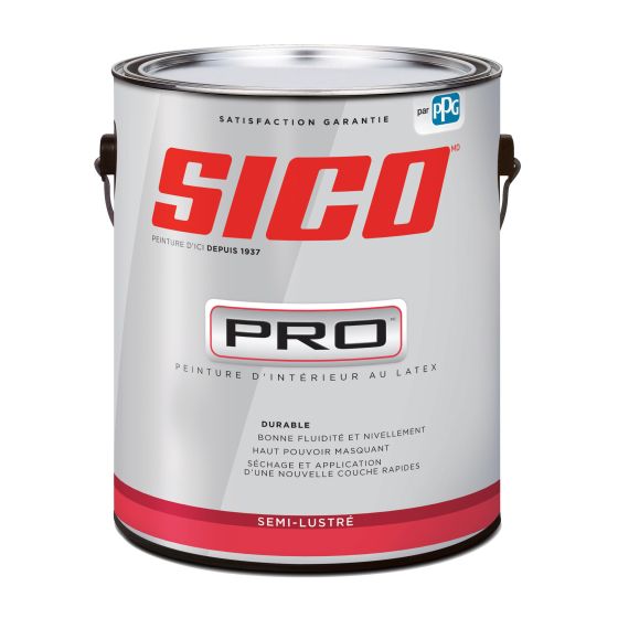 Peinture SICO Pro, Semi-lustré, Base 1, 3.78 l