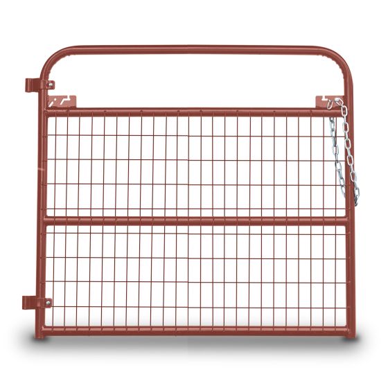 True North Light Farm Gate with Mesh - Red