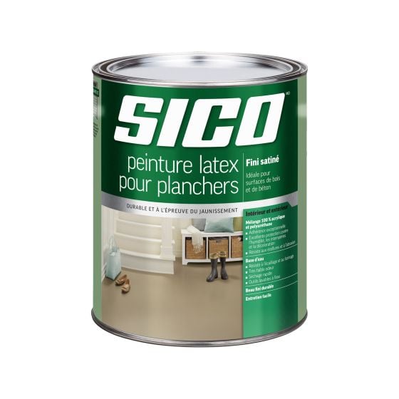 Peinture SICO pour planchers, Satiné, Gris, 946 ml