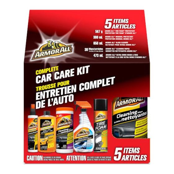 Armor All® Trousse d'entretien complète pour voiture 5 mcx