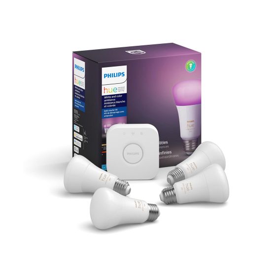 LED Bulbs Starter Kit - Hue - A19 - White and Colour - 9.5 W