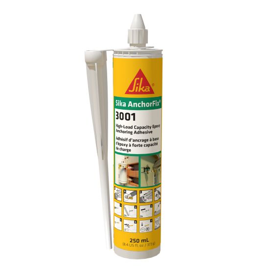 Adhésif d’ancrage à base d’époxy Sika AnchorFix®-3001, 250 ml