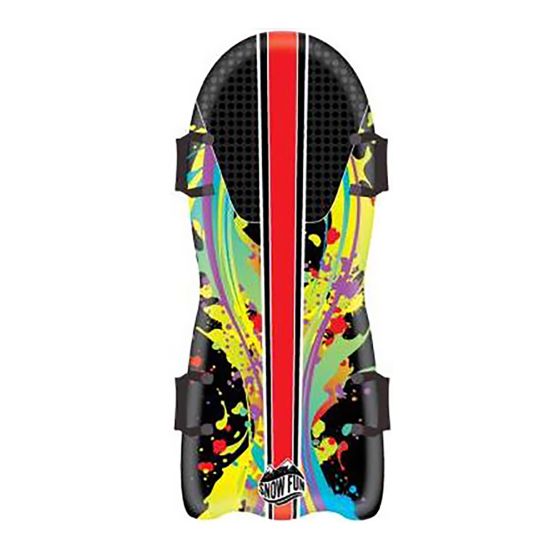 Luge double en mousse multi-couleurs Snow Fun