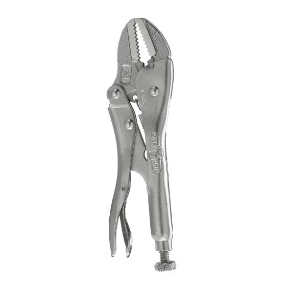 Straight jaw locking plier