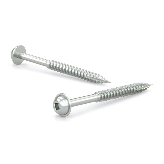 Zinc-Plated Wood Screws - Pan Washer Head