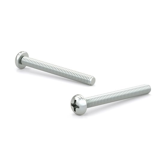 Zinc Plated Machine Screws - Pan Head