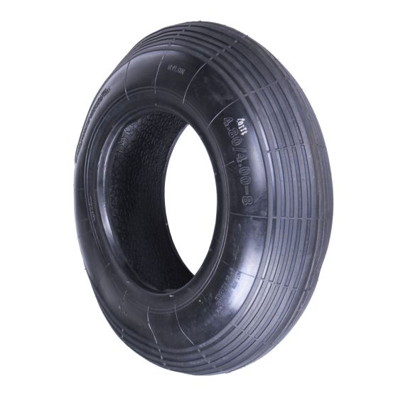 Wheelbarrow Tire - 2 Plies - 16" x 3.75" x 8"