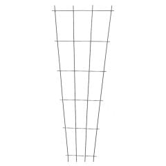 Treillis pour plantes grimpantes, modèle éventail, 72" x 23", noir