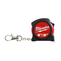 Keychain Tape Measure - 1.8" x 6' / 2 m