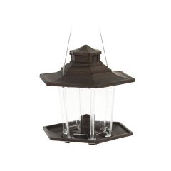 Lantern Bird Feeder, More Birds, Small, Matte Copper