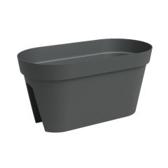 Balcony Planter - Capri - Anthracite - 23.6"