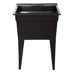 Cuve à Lavage, Classic, Noir, 24" X 22" X 32 1/2" De RUGGEDTUB | BMR