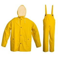 Ensemble imperméable, jaune, grandeur Grand