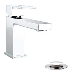 Quadrato Bathroom Sink Faucet - 1 Lever - 4" Centerset