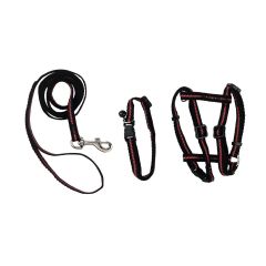 3-piece cat leash set