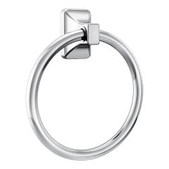 Towel Ring Contemporary - Chrome