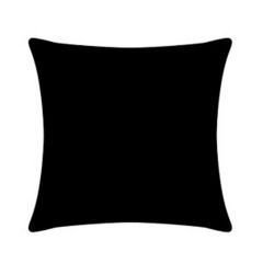 Black Outdoor Cushion 17 "x 17"