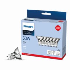 Ampoules halogènes MR16 de 50 W à culot GU10 et à faisceau large, paquet de 6