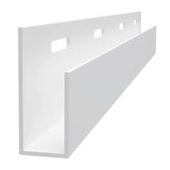 PVC J-Trim for Trusscore Wall&CeilingBoard - White - 1/2" x 10'