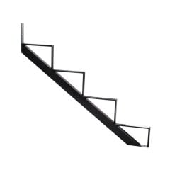 Stair Riser - 4 Steps - 37 1/2" - Black