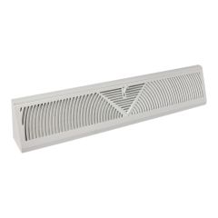 Air diffuser baseboard