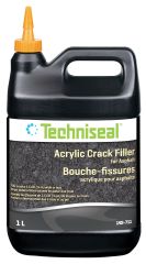 Bouche-fissures acrylique pour asphalte, noir, 1 l