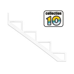 Stair Riser Step - 4 Steps - 37 1/2" - White