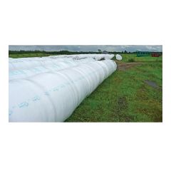 Silage Plastib Stretch Tube For Round Bale - White/white - 4 mil x 4' x 150'