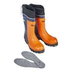 Bottes de sécurité, en caoutchouc, orange/noir, grandeur 12