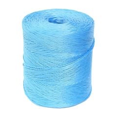 Synthetic twine for round bale - blue