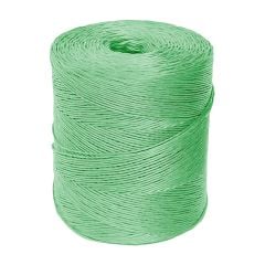 Synthetic twine for round bale - green