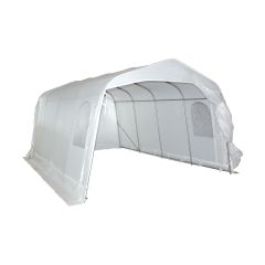 Car shelter, clear, 11' x 16' x 8'