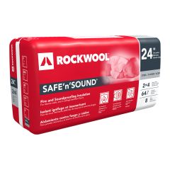 Rockwool Safe&Sound - Steel Stud - 24 1/4" x 48" x 3" - 64.7 sq. ft