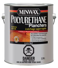 Vernis polyuréthane pour plancher, lustré, 600 pi², 3,78 l