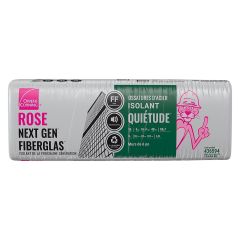 QuietZone Pink Next Gen Fiberglas Acoustic Insulation - Steel Stud - 16 1/4" x 48" x 6" - Covers 86.7 sq. ft