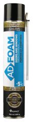 Adfoam Spray Insulation for Doors and Windows, Straw Applicator Included - 750 ml