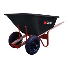 2-Wheel Landscaper Wheelbarrow, 6 ft³ (Colour May Vary)