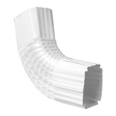 Gutter Elbow - Style "B" - Galvanized Steel - White - 2" x 3"