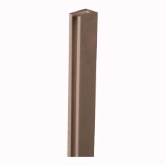 PVC Finishing Trim Moulding - Dark Brown - 1 1/4" x 3/4" x 98"