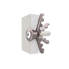 Alligator expandable anchor - 1/4" - 4/Pkg