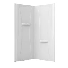 Himalia Shower Wall - 31" x 72 3/4" - Acrylic - White