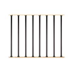 Estate Round Balusters - Black - 3/4" x 26" - 10/Pkg