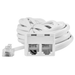 Modular Line Cord - 7 ' - White