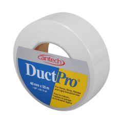 Ruban de toile Duct Pro, blanc, 48 mm x 55 m